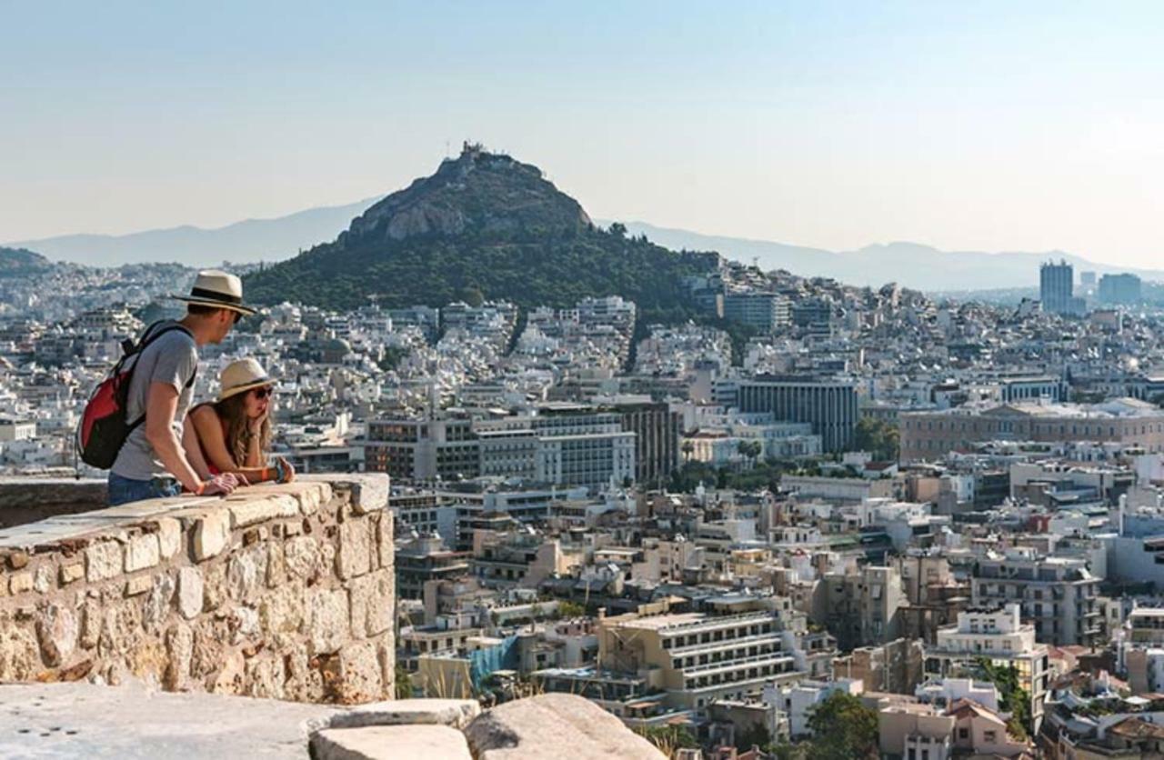 Appartamento Nephiria'S Boho House With Acropolis View! Atene Esterno foto